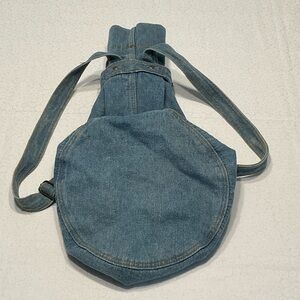 Blue Denim Backpack.  Unisex